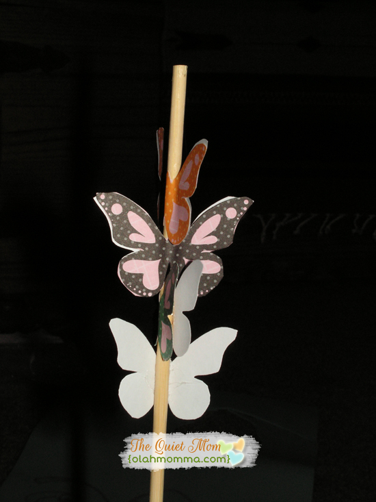 “Butterfly Kabob” Handmade Ornament